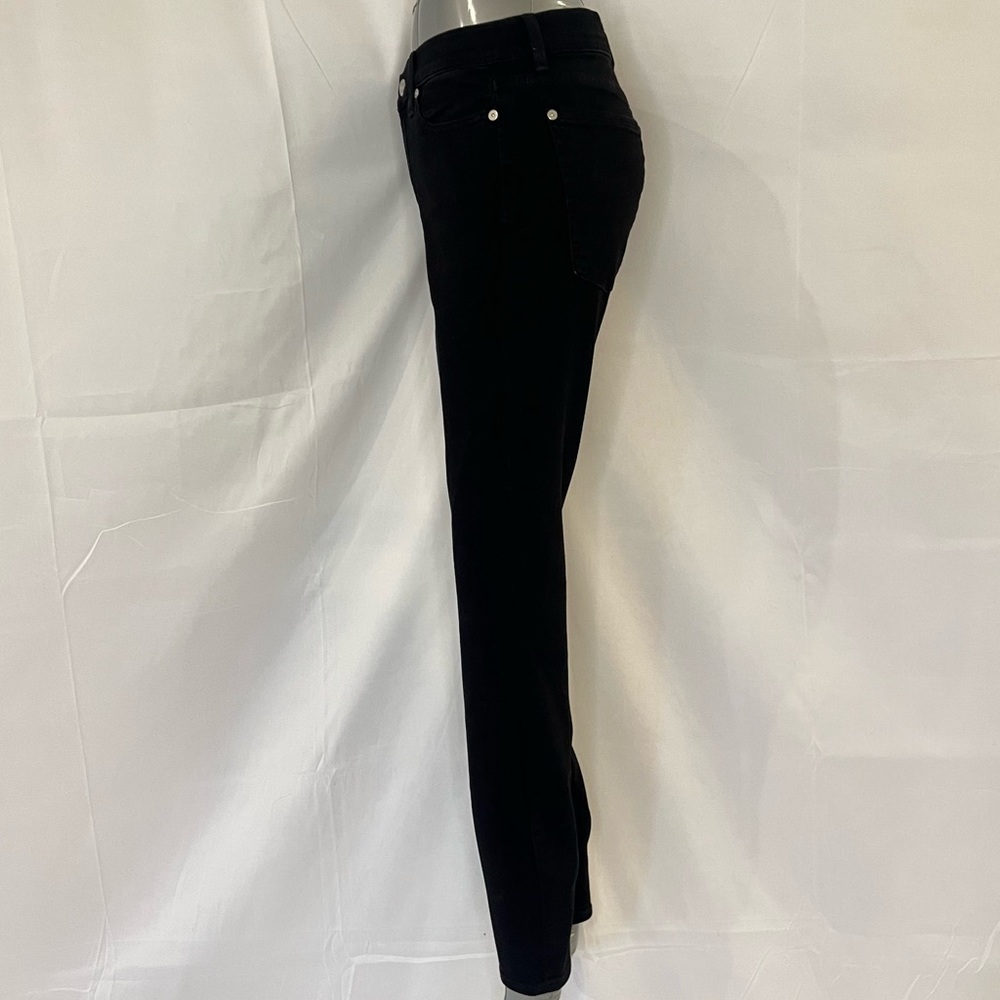 7 For All Mankind The Skinny Jeans Black 28" - Picture 6 of 10